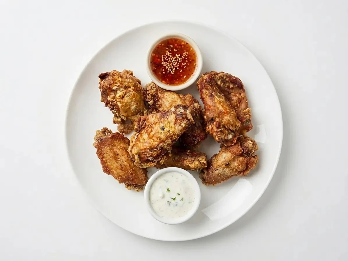 Crispy Lao fried wings served at Kin Dee Street Kitchen in northeast Calgary, AB